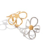 Women's Stainless Steel Pearl Geometric Ring Jewelry With Electroplating And Ins Minimalist Style