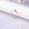 Women's Stainless Steel Plain Band Ring With Electroplated Finish Minimalist Light Luxury Fine Jewelry