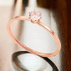 Women's Stainless Steel Plain Band Ring With Electroplated Finish Minimalist Light Luxury Fine Jewelry
