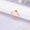 Women's Stainless Steel Plain Band Ring With Electroplated Finish Minimalist Light Luxury Fine Jewelry