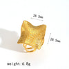 Women's Stainless Steel Ring With Butterfly Flower Geometric Design And Electroplating Highend Style