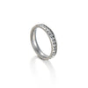 Women's Stainless Steel Ring With Diamond Electroplated Ins Style Jewelry Wholesale