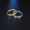 Women's Stainless Steel Ring With Diamond Electroplated Ins Style Jewelry Wholesale