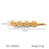 Women's Stainless Steel Shell Starfish Hairpin Set With Pearls Fashion Highend Hair Accessory