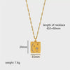 Women's Stainless Steel Star Pendant Necklace With Pvd Furnace Vacuum Real Gold Plating And Minimalist Style