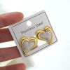 Women's Stainless Steel Stud Earrings With Electroplated Flower Starfish And Heart Shaped Design Light Luxury Jewelry