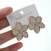 Women's Stainless Steel Stud Earrings With Electroplated Flower Starfish And Heart Shaped Design Light Luxury Jewelry