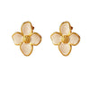 Women's Stainless Steel Stud Earrings With Electroplated Flower Starfish And Heart Shaped Design Light Luxury Jewelry