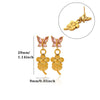 Women's Stainless Steel Sunflower Earrings With Pink Zircon Heartshaped Floral Design And Elegant Plated Finish