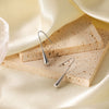Women's Stainless Steel Titanium Steel Drop Shape Geometric Electroplated Earrings