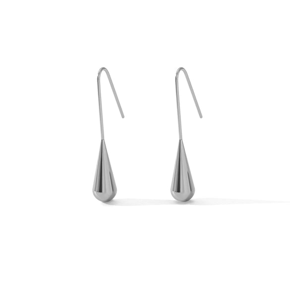 Women's Stainless Steel Titanium Steel Drop Shape Geometric Electroplated Earrings