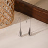 Women's Stainless Steel Titanium Steel Drop Shape Geometric Electroplated Earrings