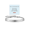 Women's Stainless Steel Twist Chain Bracelet With Geometric Design Electroplated Simple Fashion Jewelry Adjustable