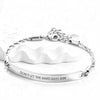Women's Stainless Steel Twist Chain Bracelet With Geometric Design Electroplated Simple Fashion Jewelry Adjustable