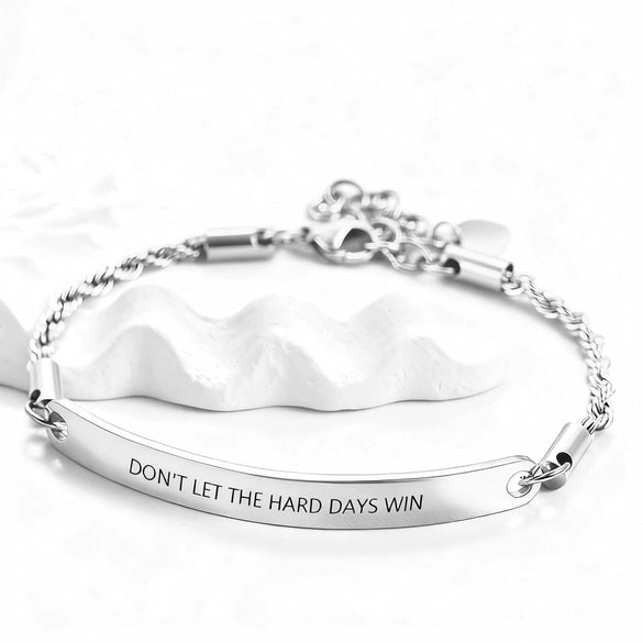 Women's Stainless Steel Twist Chain Bracelet With Geometric Design Electroplated Simple Fashion Jewelry Adjustable