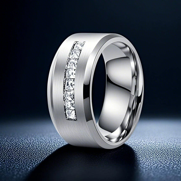 Women's Stainless Steel U Shaped Ring French Style Minimalist Plain Electroplated Non Fading Fashion Jewelry
