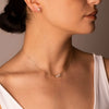 Women's Stainless Steel Y Shape Tassel Pearl Necklace Simple Geometric Double Pearl Clavicle Chain With Electroplated Finish