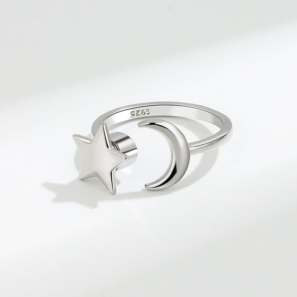 Women's Star Rotating Ring Copper Material