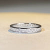 Women's 925 Sterling Silver Allmatch Geometric Stacked Tail Ring With Electroplating