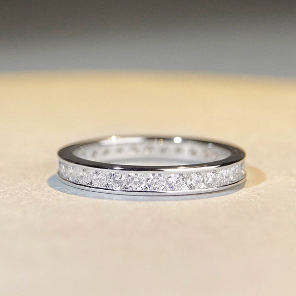 Women's 925 Sterling Silver Allmatch Geometric Stacked Tail Ring With Electroplating