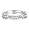 Women's 925 Sterling Silver Allmatch Geometric Stacked Tail Ring With Electroplating