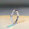 Women's 925 Sterling Silver Allmatch Geometric Stacked Tail Ring With Electroplating