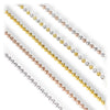 Women's 925 Sterling Silver Blossom Pumpkin Bead Ball Chain Sweater Necklace Adjustable Electroplated Floral Long Chain