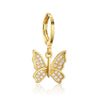 Women's 925 Sterling Silver Butterfly Bow Earrings Elegant Small Fresh Animal Inspired Fashion Jewelry Accessories