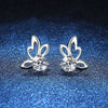 Women's 925 Sterling Silver Butterfly Earrings With Electroplated Finish Classic Pastoral Animal Inspired Jewelry