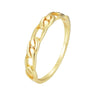 Women's Sterling Silver Cut Out Ring Bracelet With Electroplating
