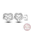 Women's 925 Sterling Silver Dream Catcher Four Leaf Clover Animal Zodiac Electroplated Earrings