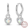 Women's 925 Sterling Silver Dream Catcher Four Leaf Clover Animal Zodiac Electroplated Earrings