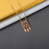 Women's 925 Sterling Silver Dream Catcher Necklace Geometric Pendant Cross Chain Electroplated Clavicle Chain Light Luxury Trendy Jewelry