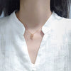Women's 925 Sterling Silver Dream Catcher Necklace Geometric Pendant Cross Chain Electroplated Clavicle Chain Light Luxury Trendy Jewelry