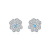 Women's 925 Sterling Silver Flower Butterfly Daisy Animal Zodiac Electroplated Earrings