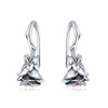Women's 925 Sterling Silver Flower Butterfly Daisy Animal Zodiac Electroplated Earrings