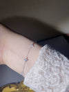 Women's 925 Sterling Silver Four Leaf Clover Light Luxury Bracelet With Zircon And 18K Gold Plating