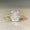 Women's 925 Sterling Silver Geometric Cut Fashion Ring