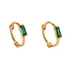 Women's Sterling Silver Geometric Ear Buckle Earrings With Retro Small Electroplated Design