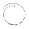 Women's Sterling Silver 925 Geometric Electroplated Bracelet