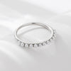 Women's 925 Sterling Silver Geometric Pearl Ring