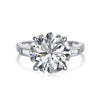 Women's 925 Sterling Silver Geometric Ring With Electroplating And Eight Heart Eight Arrows Color Zircon