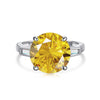 Women's 925 Sterling Silver Geometric Ring With Electroplating And Eight Heart Eight Arrows Color Zircon