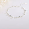 Women's 925 Sterling Silver Geometric Round Bead Layered Double Bracelet With Electroplated Finish