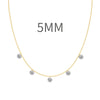 Women's 925 Sterling Silver Geometric Tassel Pendant Necklace With Electroplating And Cross Chain Style