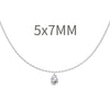 Women's 925 Sterling Silver Geometric Tassel Pendant Necklace With Electroplating And Cross Chain Style