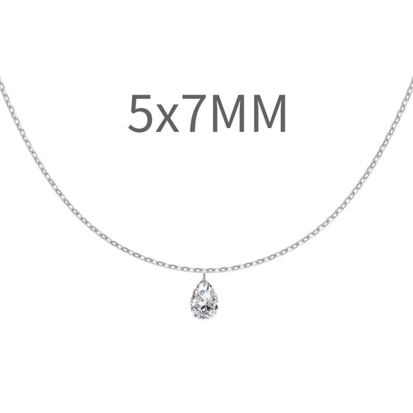 Women's 925 Sterling Silver Geometric Tassel Pendant Necklace With Electroplating And Cross Chain Style