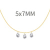 Women's 925 Sterling Silver Geometric Tassel Pendant Necklace With Electroplating And Cross Chain Style