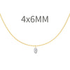 Women's 925 Sterling Silver Geometric Tassel Pendant Necklace With Electroplating And Cross Chain Style