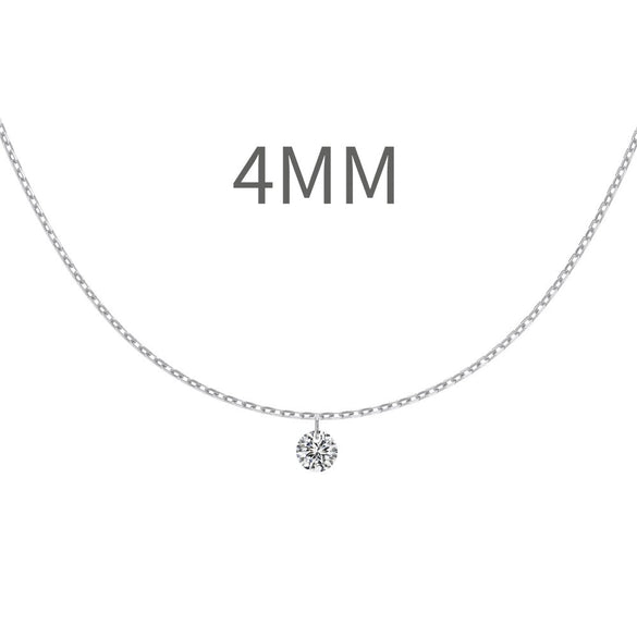 Women's 925 Sterling Silver Geometric Tassel Pendant Necklace With Electroplating And Cross Chain Style